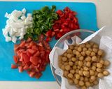 ひよこ豆と夏野菜のサラダ🇪🇸作り方6写真