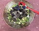 オクラとモッツアレラのワサビ醤油和え作り方5写真
