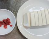 簡単！豆腐とカイワレの梅かつお作り方2写真