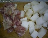 鶏肉と大根の煮物作り方1写真