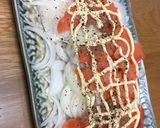 簡単、新玉ねぎのスモークサーモンのせ作り方3写真