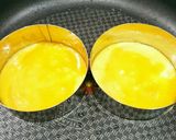 お弁当に！水玉2色薄焼きたまご作り方3写真