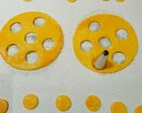 お弁当に！水玉2色薄焼きたまご作り方5写真