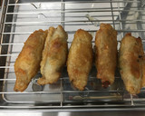 冷凍鶏皮餃子を少量油で揚げちゃいました作り方7写真