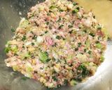 たけのこ餃子。食感の良いたけのこで春料理作り方2写真