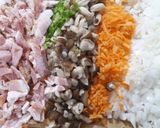 オムライス　炊飯器でケチャップライス作り方2写真