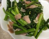 山形の春野菜「茎立菜の炒め物」作り方2写真