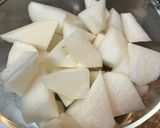 パイカと大根の塩煮込み作り方1写真