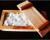 甘酢漬け茗荷のすし飯deしめ鯖の押し寿司作り方6写真