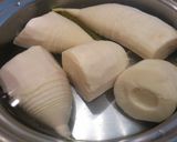 筍ご飯と焼き筍と姫皮の梅肉おかか和え作り方4写真
