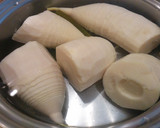 筍ご飯と焼き筍と姫皮の梅肉おかか和え作り方4写真
