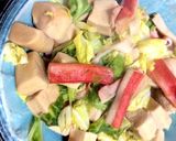 簡単！キャベツと高野豆腐とカニカマの煮物作り方3写真