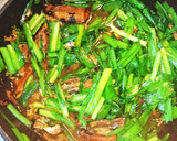 時短サンマ缶で❗早旨ニラの玉子とじ☆作り方6写真