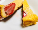 イチゴ ベイクドチーズケーキ QC 簡単作り方3写真