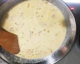 豆乳で作るベーコンのバジルクリームパスタ作り方3写真