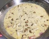 豆乳で作るベーコンのバジルクリームパスタ作り方4写真
