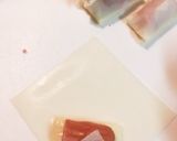 ワンタン、餃子の皮でソーセージチーズ巻き作り方6写真