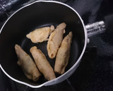 冷凍鶏かわぎょうざのごま油焼き作り方4写真
