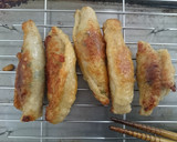冷凍鶏かわぎょうざのごま油焼き作り方7写真