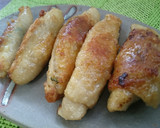 冷凍鶏かわぎょうざのごま油焼き作り方8写真
