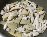 鶏むねとたけのこ、パプリカの酒粕炒め作り方4写真