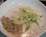 箸休めに♪セロリの葉としらす干しの炒め物作り方3写真