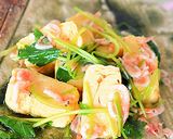 卵焼きと桜えびと三つ葉のさっと煮♪作り方4写真