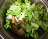 山東菜と厚揚げの白だしさっと煮作り方10写真