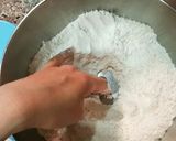 フランスパン用強力粉でナン作り方2写真