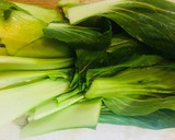 塩酒粕入り万能ネギ油で旨♪青梗菜のナムル作り方1写真