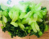塩酒粕入り万能ネギ油で旨♪青梗菜のナムル作り方4写真