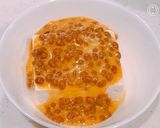 ダイエット朝食！豆腐の納豆卵がけ！作り方2写真