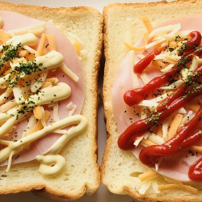 ハムチーズ＆レタスのトーストサンドイッチ by BistroMiti