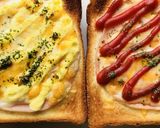 ハムチーズ＆レタスのトーストサンドイッチ作り方2写真