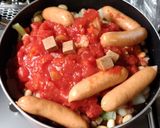 簡単やわらかチキンのトマト煮込み作り方3写真