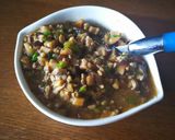 キノコたっぷりのジャージャー麺作り方4写真