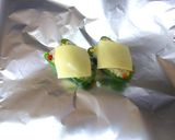 ピーマンのピラフ詰めチーズ焼き作り方5写真
