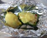 ピーマンのピラフ詰めチーズ焼き作り方8写真
