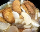 大根と野菜フライの煮物作り方8写真