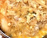 もやしと豆腐とキムチの卵とじ作り方11写真