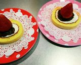 ロールケーキで❤抹茶いちごモンブラン作り方2写真