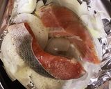 材料5つ★厚切り鮭とアスパラの味噌焼き作り方3写真