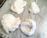 鶏つくねバーグ　茹でメレンゲ乗せ作り方4写真