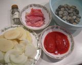 白身魚とあさりでお家ブイヤベース作り方1写真