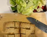 厚揚げとキャベツのチーズ蒸し焼き作り方1写真