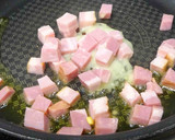 トマトとベーコンの卵とじ作り方1写真
