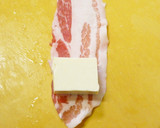 豚ばら薄切り肉巻き！豆腐の焼肉のたれ焼き作り方4写真