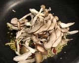 キノコとパセリのアンチョビクリームパスタ作り方5写真