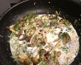 キノコとパセリのアンチョビクリームパスタ作り方9写真
