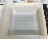 木枠で作るカステラ。新聞紙型でも。作り方6写真